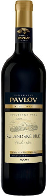 Vinařství Pavlov Rulandské bílé 0,75L, r2023, nz, bl, plsu