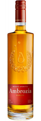 Apimed Ambrozia Ginger medový aperitív 0,75L, aperit, sl