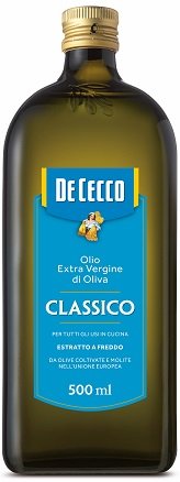 DE CECCO Extra Virgin olivový olej Classico, 500 ml,fl