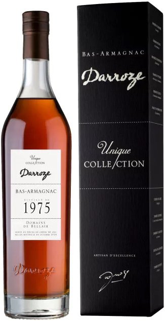 Darroze Bas-Armagnac Unique Collection 1975 Domaine de Bellair 45,5% 0,7L, AOC, arm, DB
