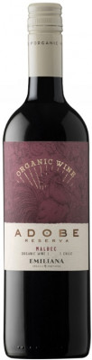 Emiliana Adobe Malbec BIO 0,75L, r2023, cr, su, sc