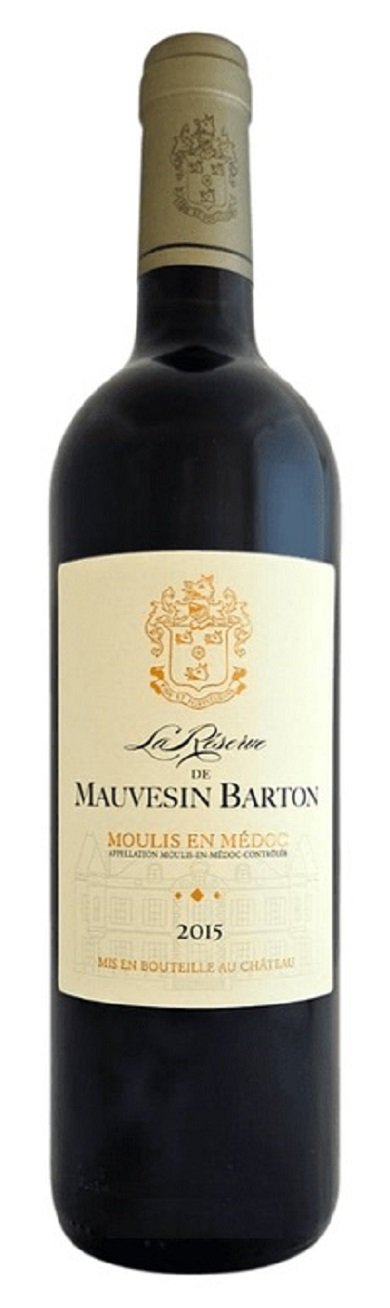Bordeaux Château Mauvesin Barton La Réserve de Mauvesin Barton 0,75L, AOC, r2015, cr, su