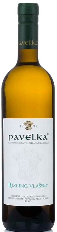 Pavelka Rizling vlašský 0,75L, r2024, bl, su, sc