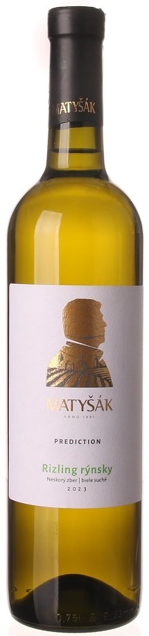 Matyšák Prediction Rizling rýnsky 0,75L, r2023, nz, bl, su