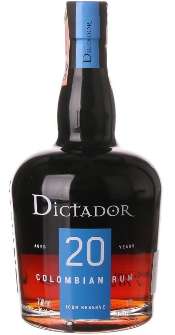 Colombian Rum Dictador 20YO 40% 0,7L, rum