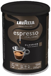 Lavazza Retail Espresso Classico 100 % Arabica, 250g,ml, plech
