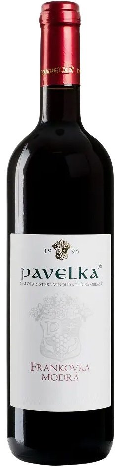 Pavelka Frankovka modrá 0,75L, r2023, cr, su
