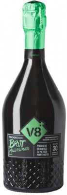 V8 Prosecco Spumante Millesimato 0,75L, DOC, r2024, sum, bl, brut
