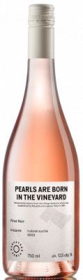 Karpatská Perla "Pearls" Pinot noir Frizzante 0,75L, r2023, friper, ruz, su, sc