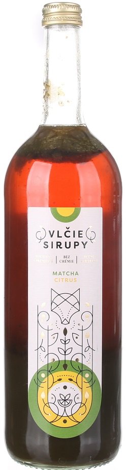 mMMm - Vlčie sirupy Matcha - Citrus 1L, sirup