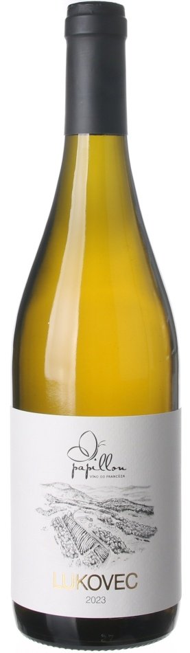 Papillon Víno od Francúza Lukovec Devín, BIO 0,75L, r2023, vin, bl, su