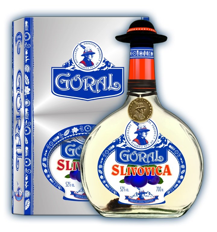 Goral Slivovica 52% 0,7L, ovdest, DB