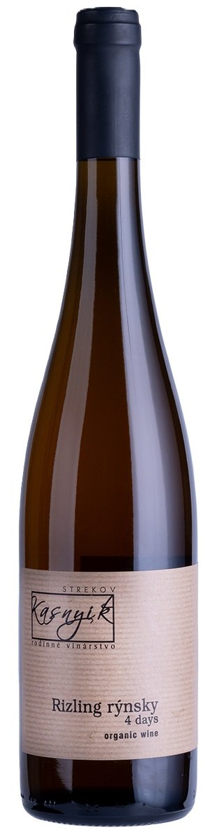 Kasnyik FOUR DAYS Rizling rýnsky Organic 0,75L, r2022, ak, bl, su
