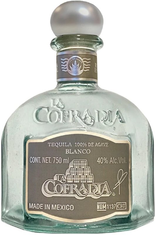 La Cofradia Blanco 100% de agave 38% 0,7L, tequila