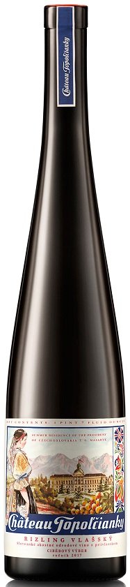 Château Topoľčianky RETRO Rizling vlašský 0,75L, r2017, cv, bl, plsl