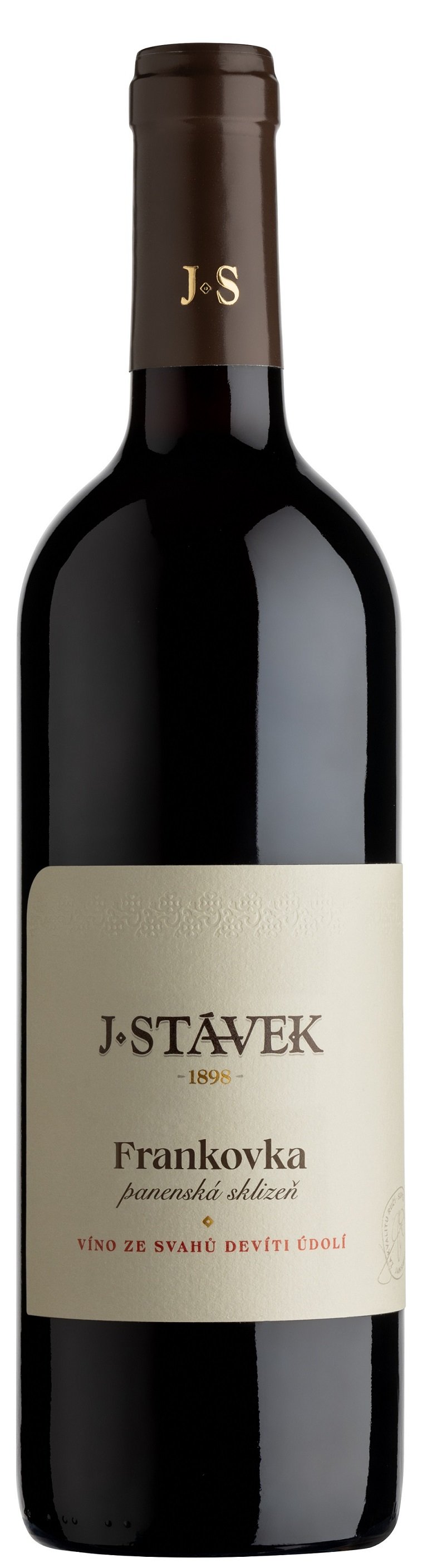 J. STÁVEK Frankovka Bočky, panenská sklizeň 0,75L, r2021, cr, su