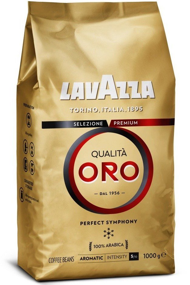 Lavazza Retail Qualita ORO 100% Arabica, 1000g,zrn, ochr