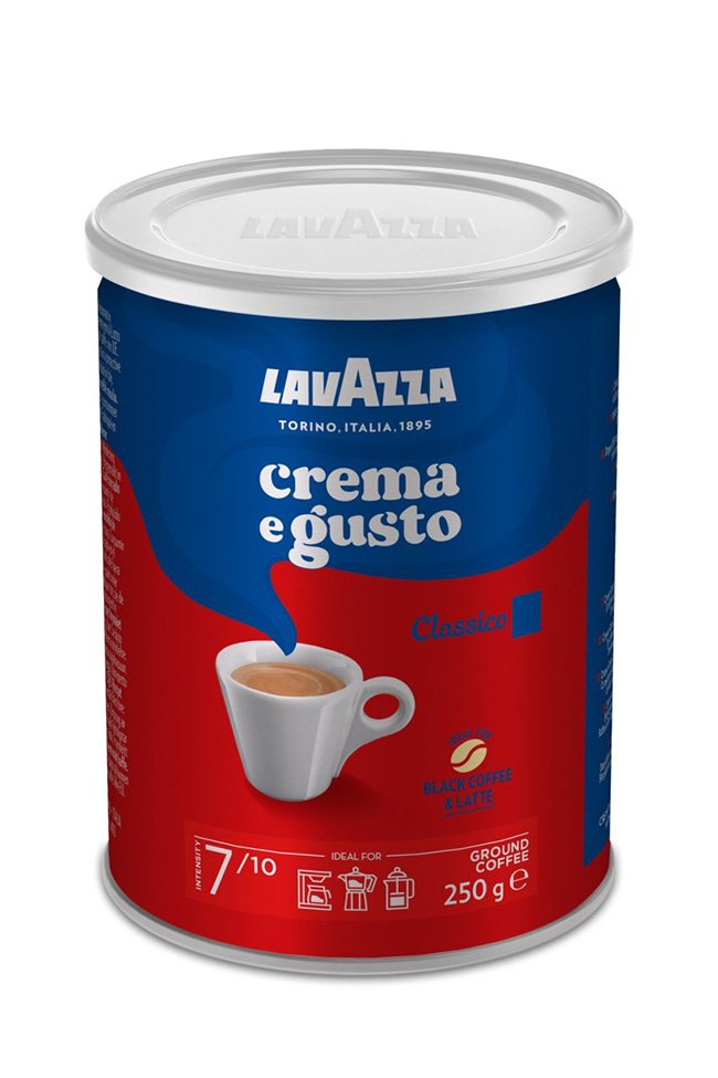 Lavazza Retail Crema e Gusto Classico, 250g,mlzm, plech