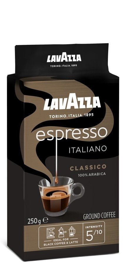Lavazza Retail Espresso Classico 100% Arabica 250g,ml, vako