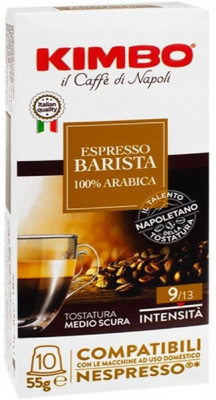 Kimbo Bar  Espresso Barista 100% Arabica kapsule pre Nespresso (10x5,5g),kaps