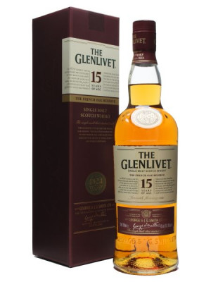 Glenlivet Scotch 15YO 43% 0,7L, whisky, DB