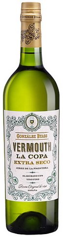 La Copa Vermouth Extra seco17% 0,75L, fortvin, bl