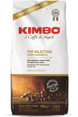 Kimbo Bar Top Selection 1000g, 100% Arabica, zrn, ochr