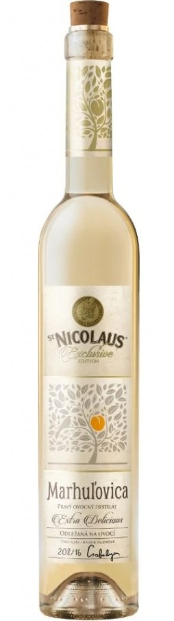 St. Nicolaus Marhuľovica odležaná na ovocí 42% 0,5L, ovdest