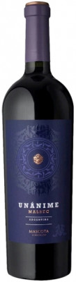 Mascota Vineyards Unánime Malbec 0,75L, r2021, cr, su