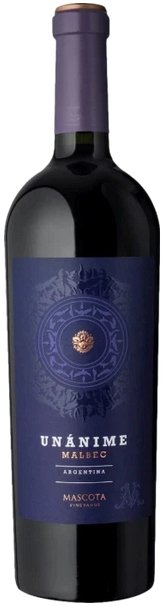 Mascota Vineyards Unánime Malbec 0,75L, r2021, cr, su