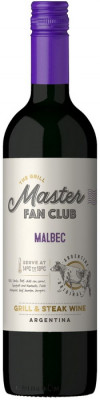 Grill Master Fan Club Malbec 0,75L, r2025, cr, su, sc
