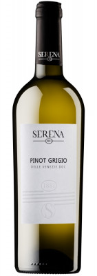 SERENA 1881 Pinot Grigio Delle Venezie 0,75L, DOC, r2024, vin, bl, su