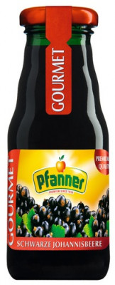 Pfanner Nektár z čiernych ríbezlí vyrobený z koncentrátu 25% 200ml. sklo 0,2L, sklo