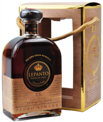 Lepanto Brandy Solera Gran Reserva P.X.36% 0,7L, brandy, DB