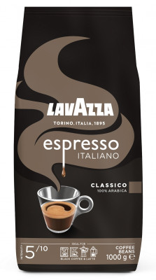 Lavazza Retail Espresso Classico 100% Arabica, 1000g,zrn, ochr