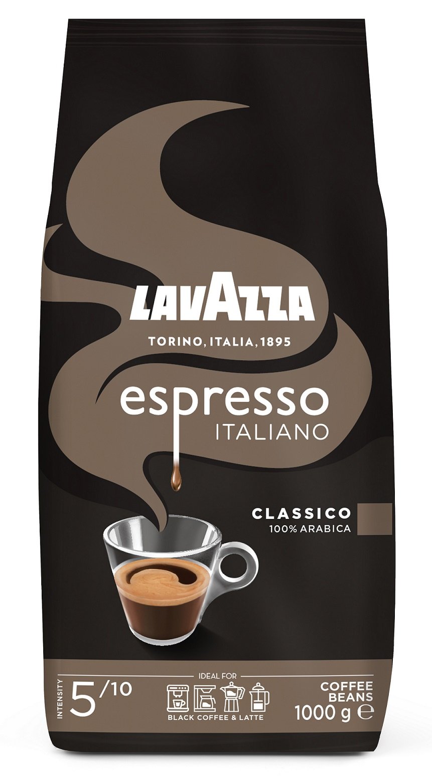 Lavazza Retail Espresso Classico 100% Arabica, 1000g,zrn, ochr
