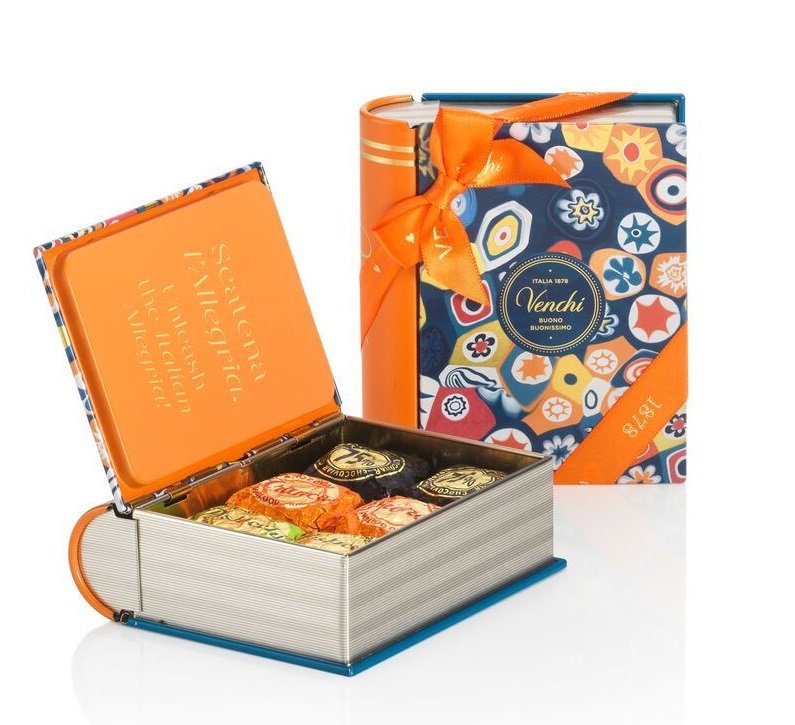 VENCHI Pralinky "KNIŽKA" 115g,tmacok