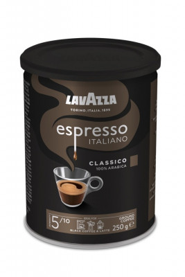 Lavazza Retail Espresso Classico 100 % Arabica, 250g,ml, plech