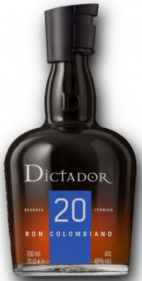 Colombian Rum Dictador 20YO 40% 0,7L, rum