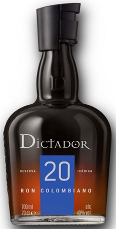 Colombian Rum Dictador 20YO 40% 0,7L, rum