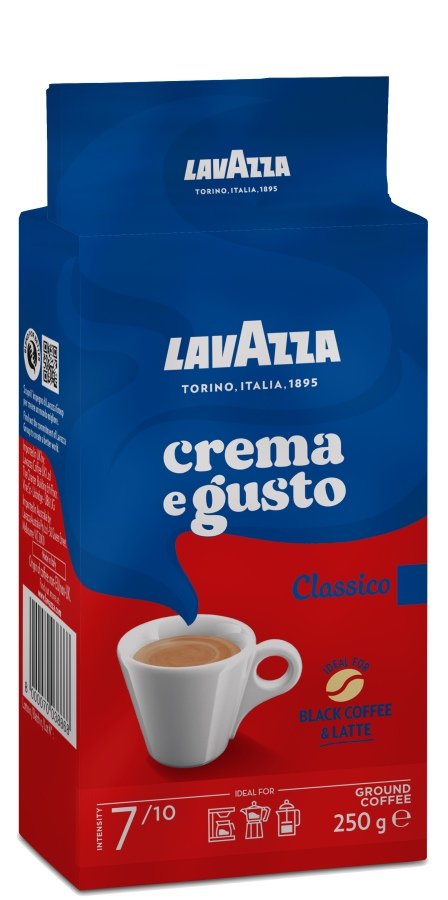 Lavazza Retail Crema e Gusto Classico, 250g,mlzm, vako