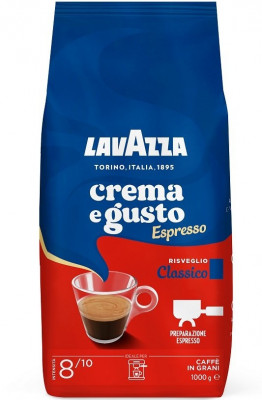 Lavazza Retail Espresso Crema e Gusto Classico, 1000 g,zrnzm, ochr