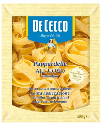 DE CECCO semolinové cestoviny vaječné Pappardelle 500 g