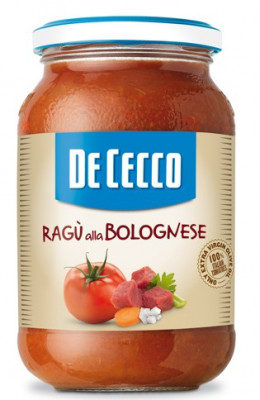 DE CECCO Ragu alla Bolognese 400 g,sklo pohár