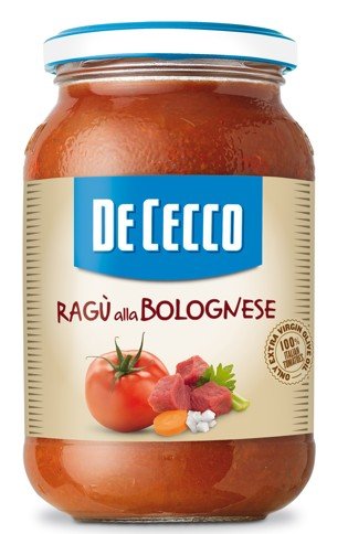 DE CECCO Ragu alla Bolognese 400 g,sklo pohár