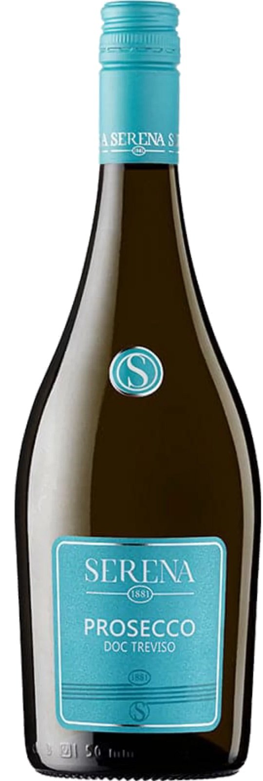 SERENA 1881 Prosecco Frizzante 0,75L, DOC, rNV, friper, bl, su, sc