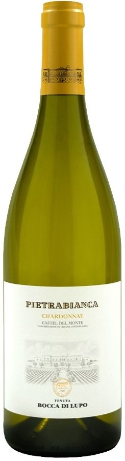 Bocca di Lupo Pietrabianca Chardonnay, Castel del Monte BIO 0,75L, DOC, r2024, bl, su