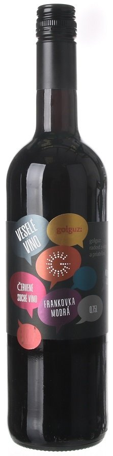 Golguz Veselé víno Frankovka modrá 0,75L, r2024, ak, cr, su, sc