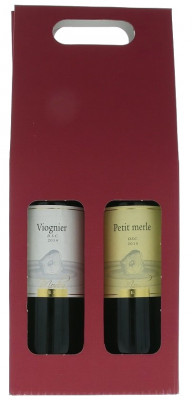 Elesko darčekové balenie Viognier D.S.C. r2014, ak,bl, su, + Petit Merle D.S.C. r2015 ak,cr,su,,vin, DB