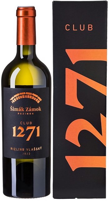 Šimák Zámok Pezinok Rizling vlašský CLUB 1271 0,75L, r2022, ak, cr, plsu, DB